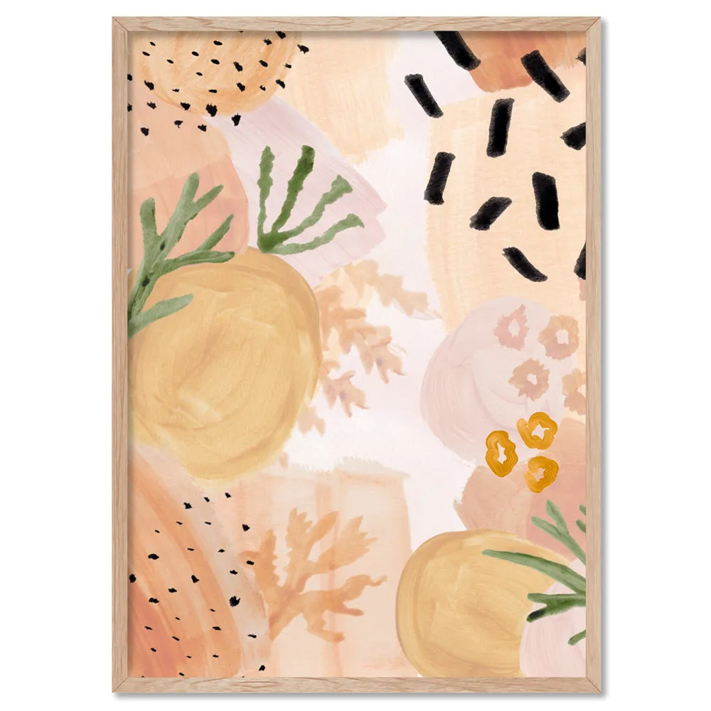 Garden of Earthly Delights | Peach IV - Art Print