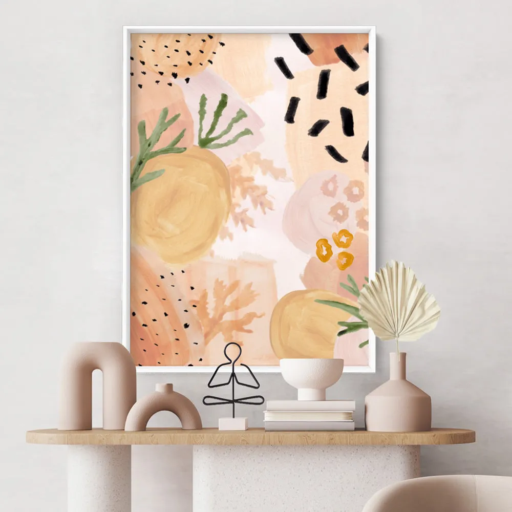 Garden of Earthly Delights | Peach IV - Art Print