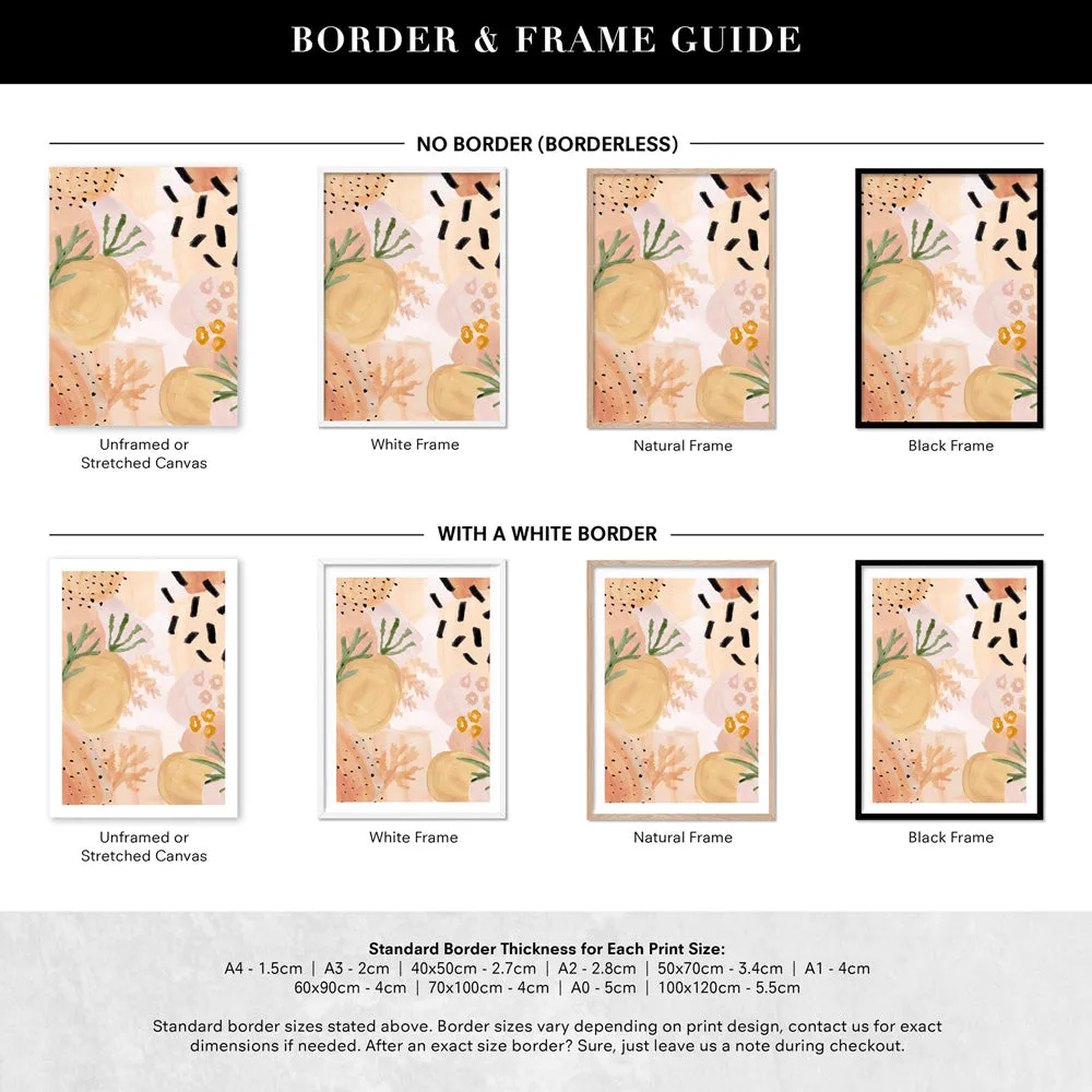 Garden of Earthly Delights | Peach IV - Art Print