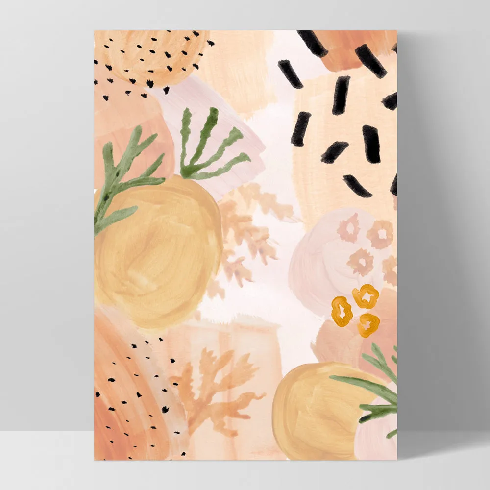Garden of Earthly Delights | Peach IV - Art Print