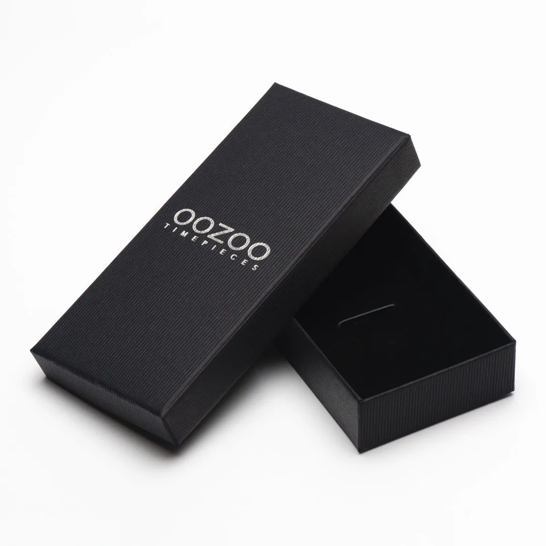 Gold coloured OOZOO watch with taupe leather strap - C11256