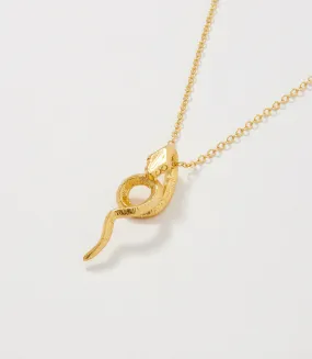 Gold Snake Necklace