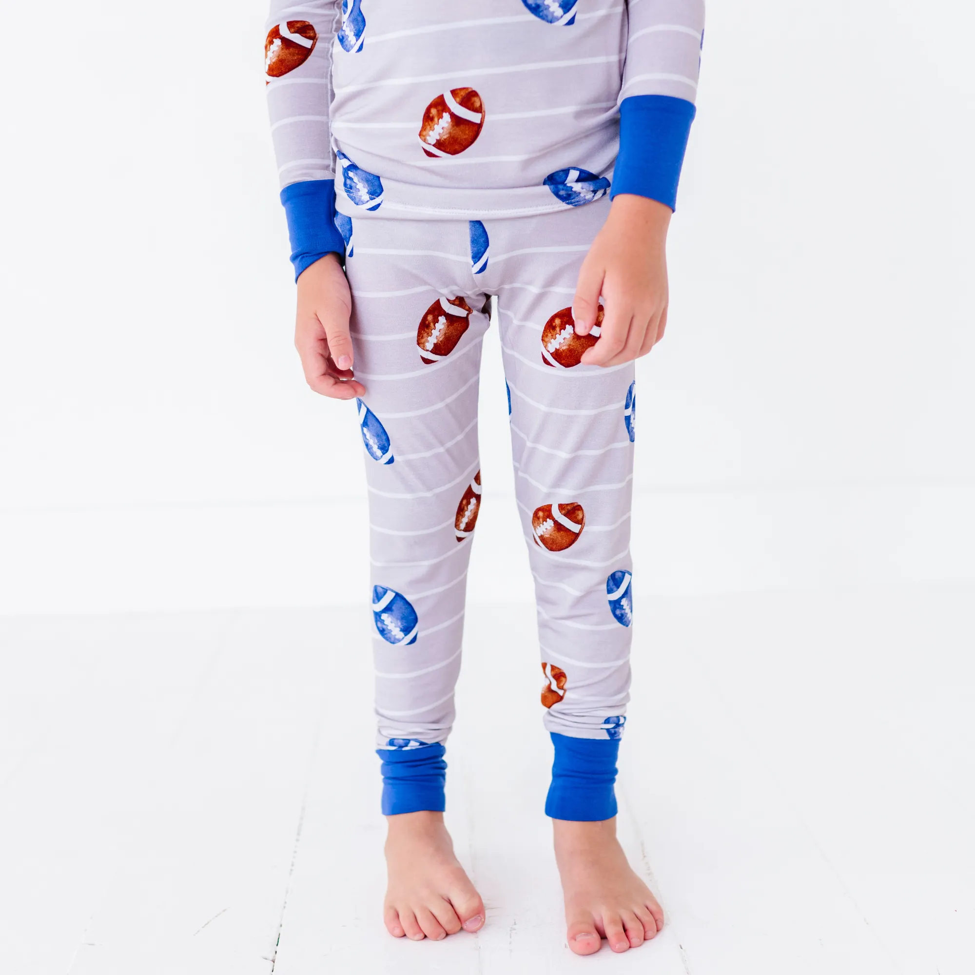 Cozy Gridiron Grind Kids Pajamas – Soft and Stylish Football-Themed Sleepwear for Little Fans