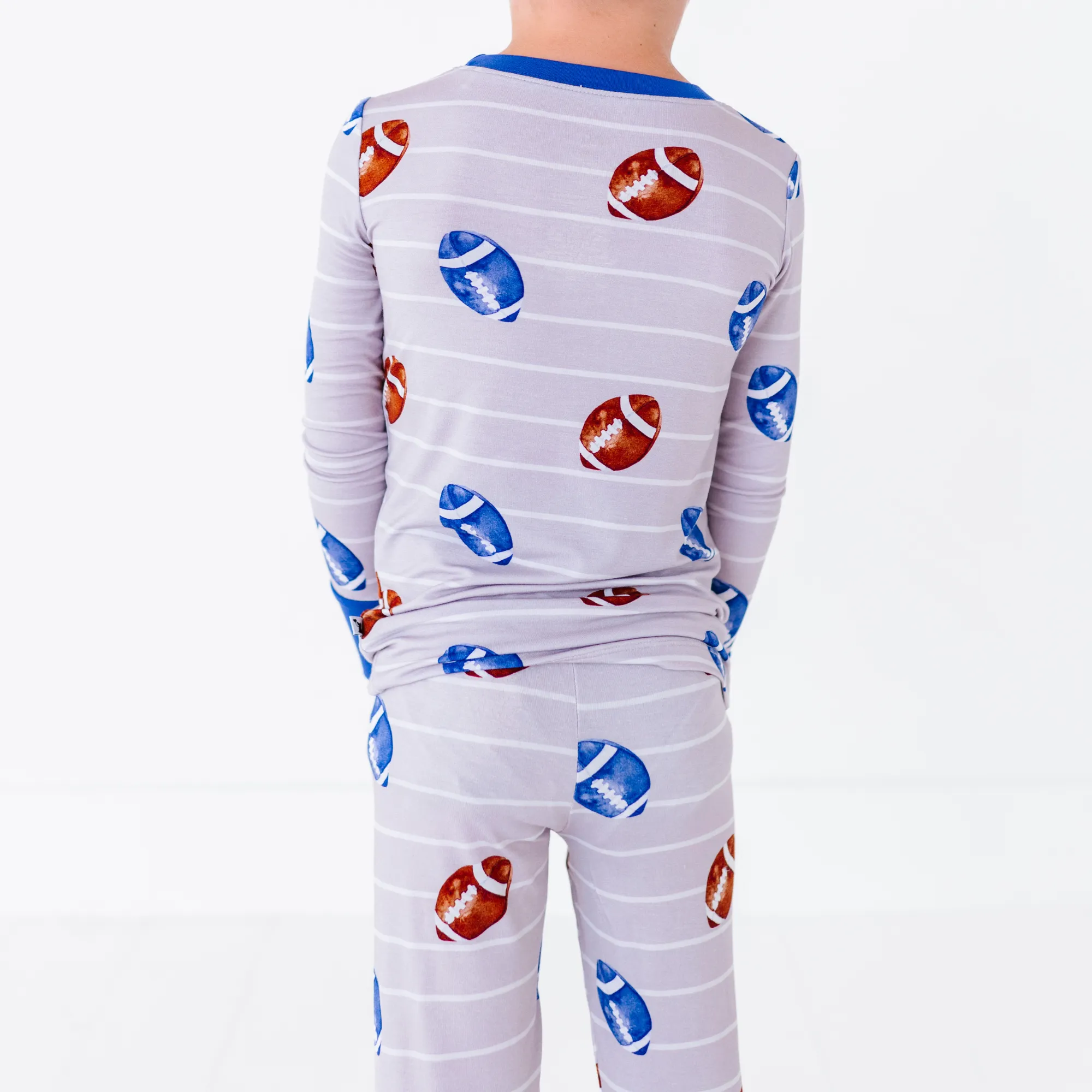 Cozy Gridiron Grind Kids Pajamas – Soft and Stylish Football-Themed Sleepwear for Little Fans