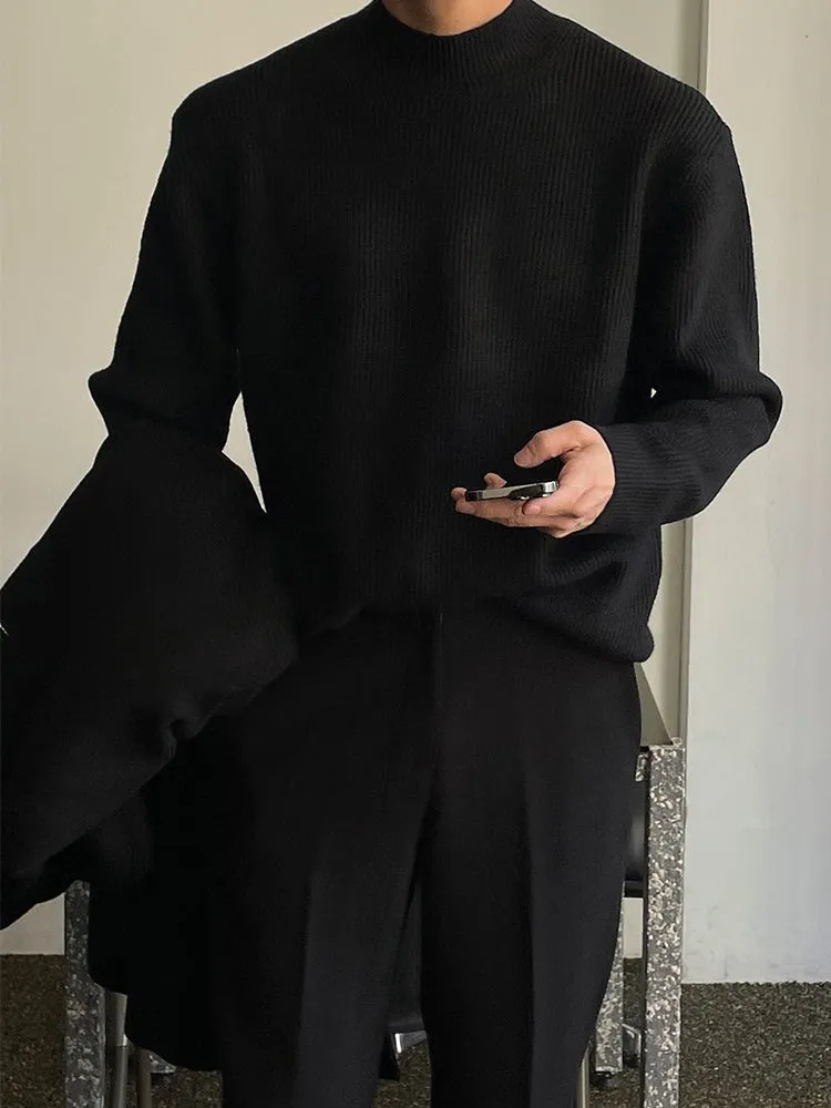 GS No. 191 Semi-turtleneck Sweater