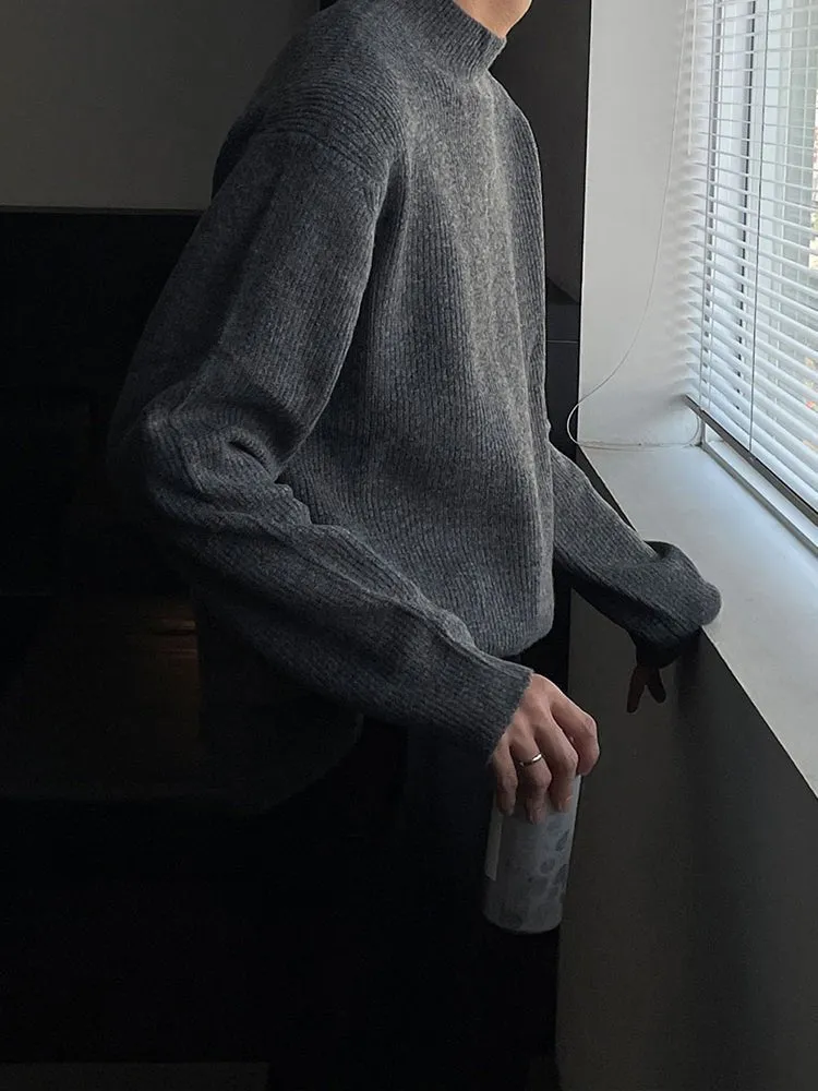 GS No. 191 Semi-turtleneck Sweater