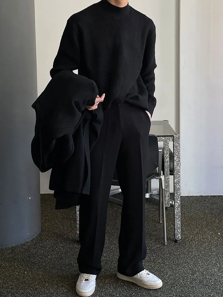 GS No. 191 Semi-turtleneck Sweater