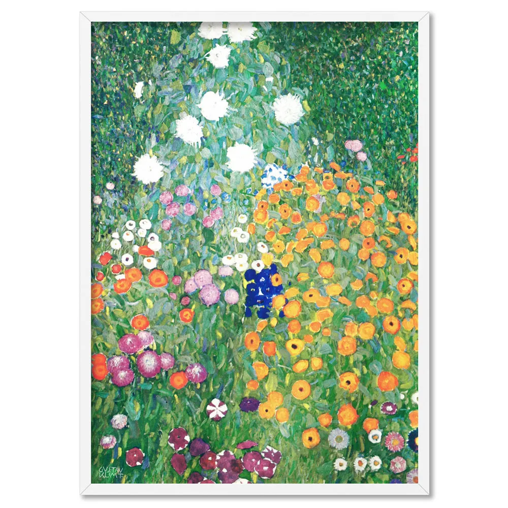 GUSTAV KLIMT | Flower Garden - Art Print