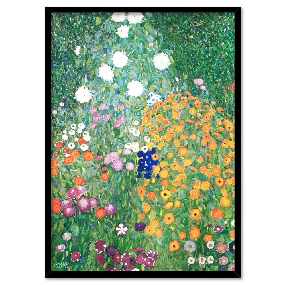GUSTAV KLIMT | Flower Garden - Art Print
