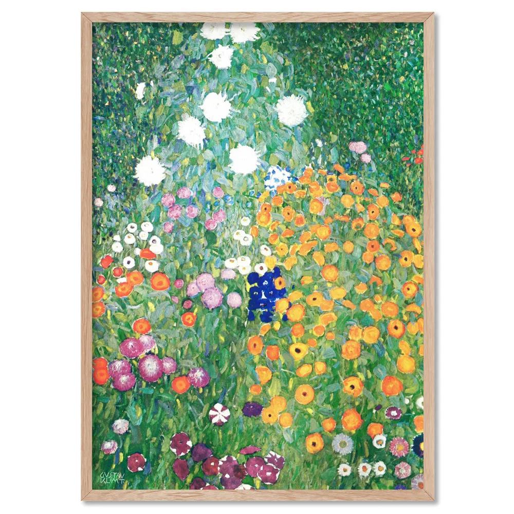 GUSTAV KLIMT | Flower Garden - Art Print
