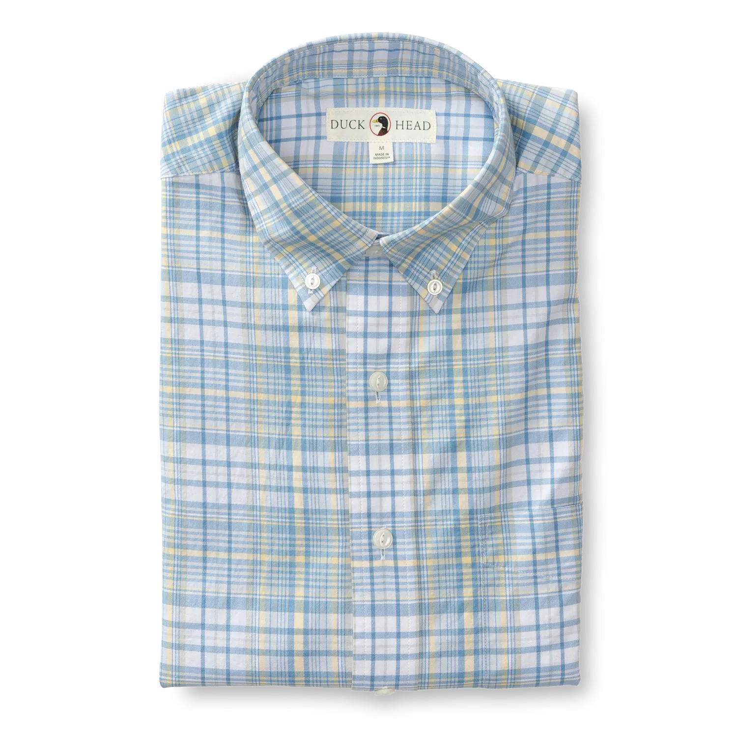Harkins Plaid Cotton Twill Sport Shirt