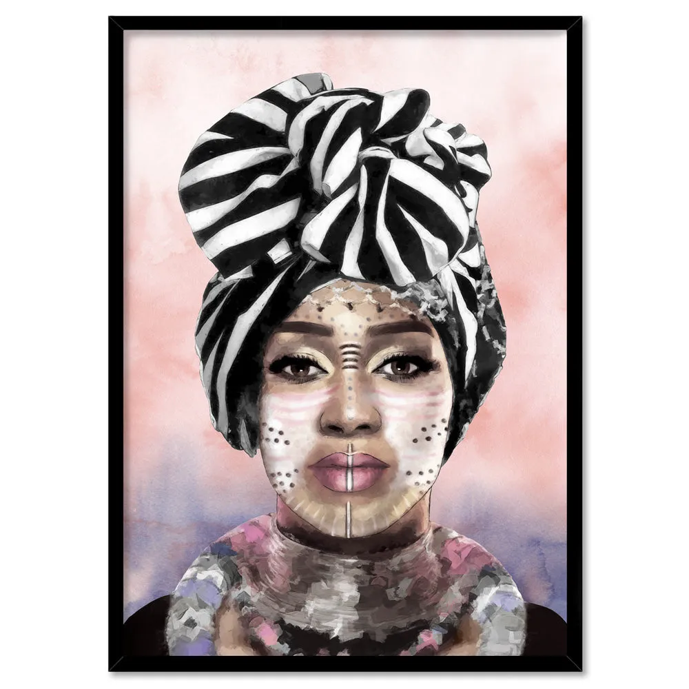 Imani Portrait I - Art Print by Vanessa