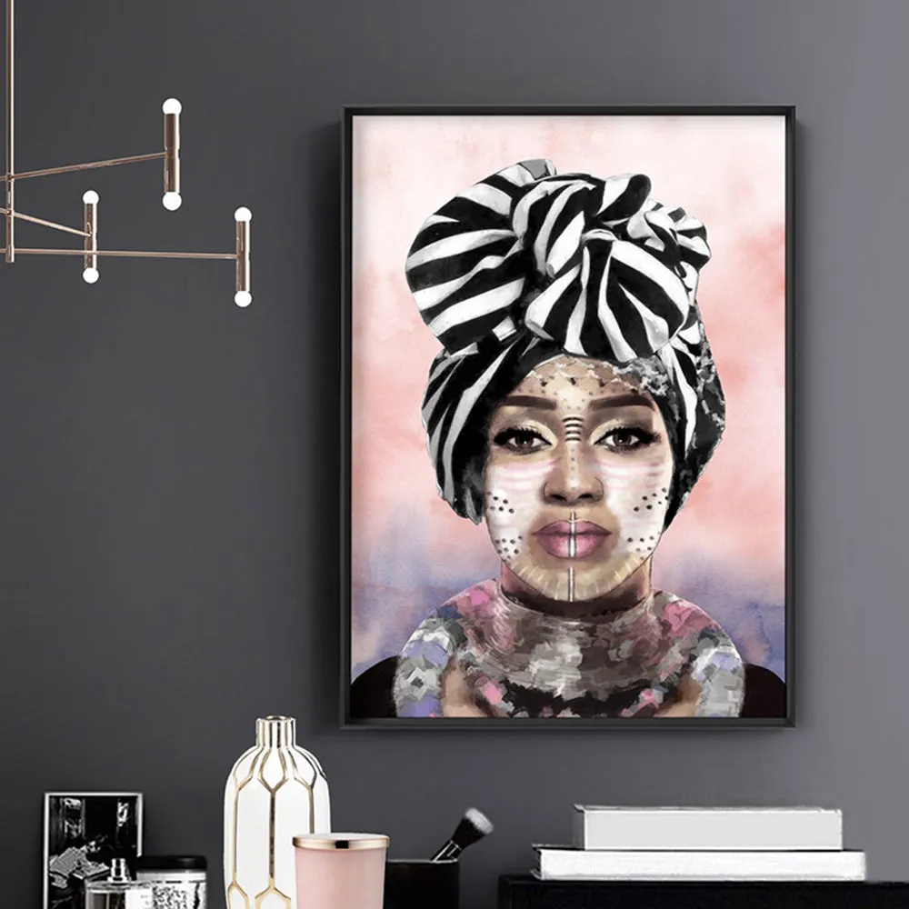 Imani Portrait I - Art Print by Vanessa