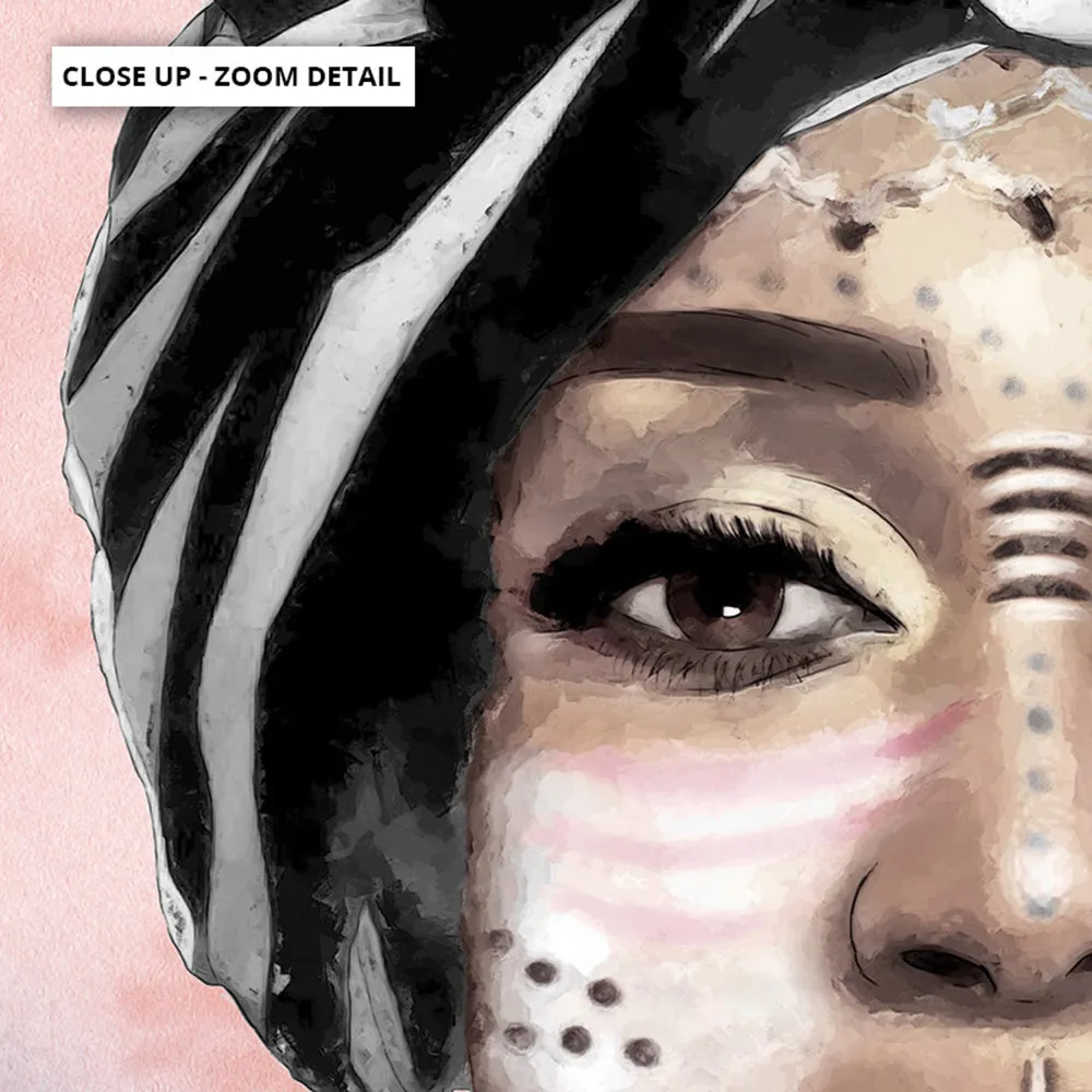 Imani Portrait I - Art Print by Vanessa