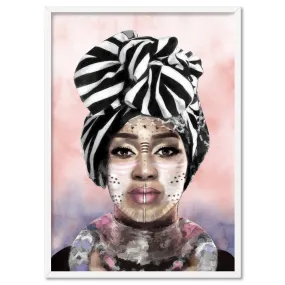 Imani Portrait I - Art Print by Vanessa