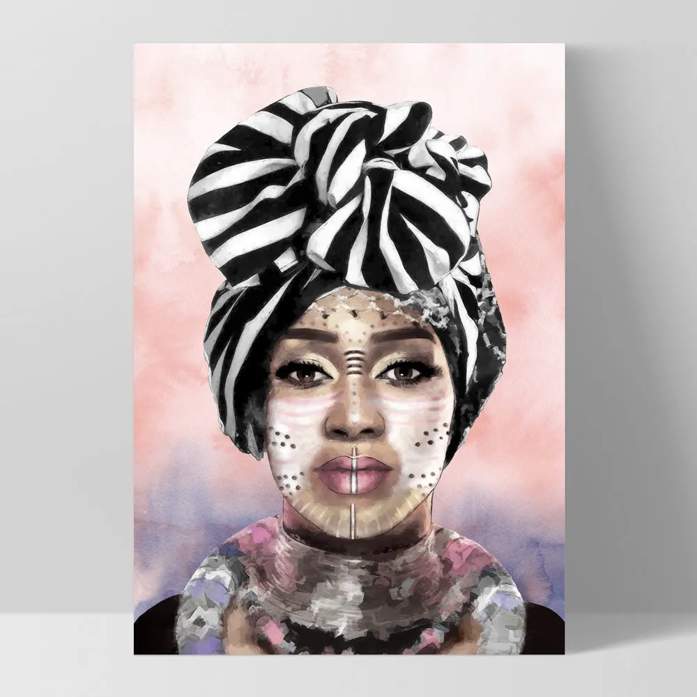 Imani Portrait I - Art Print by Vanessa