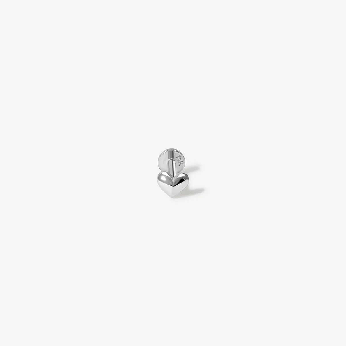James micro heart piercing