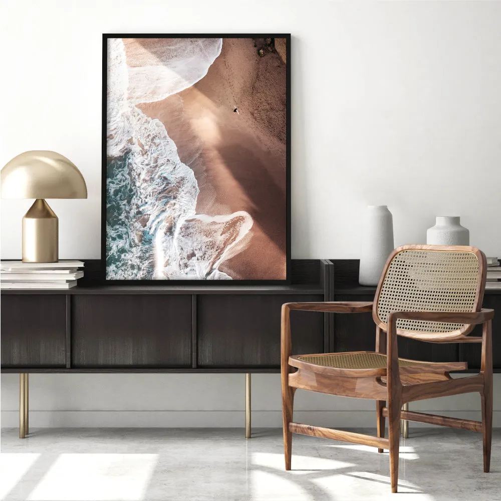 Jan Juc Beach VIC Aerial II - Art Print by Beau Micheli