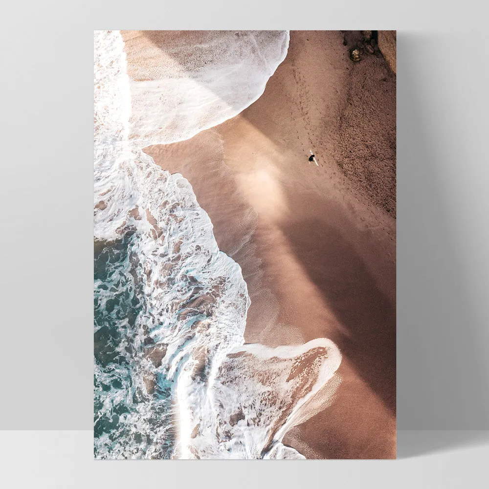 Jan Juc Beach VIC Aerial II - Art Print by Beau Micheli