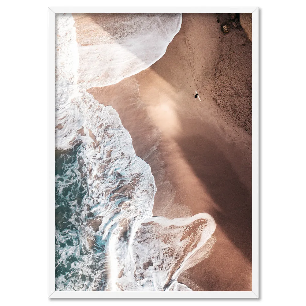 Jan Juc Beach VIC Aerial II - Art Print by Beau Micheli