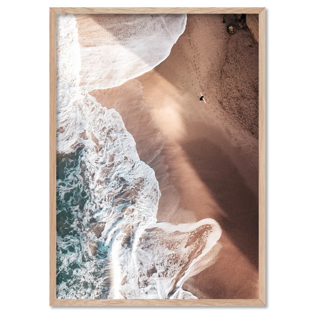 Jan Juc Beach VIC Aerial II - Art Print by Beau Micheli