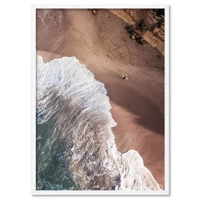 Jan Juc Beach VIC Aerial III - Art Print by Beau Micheli