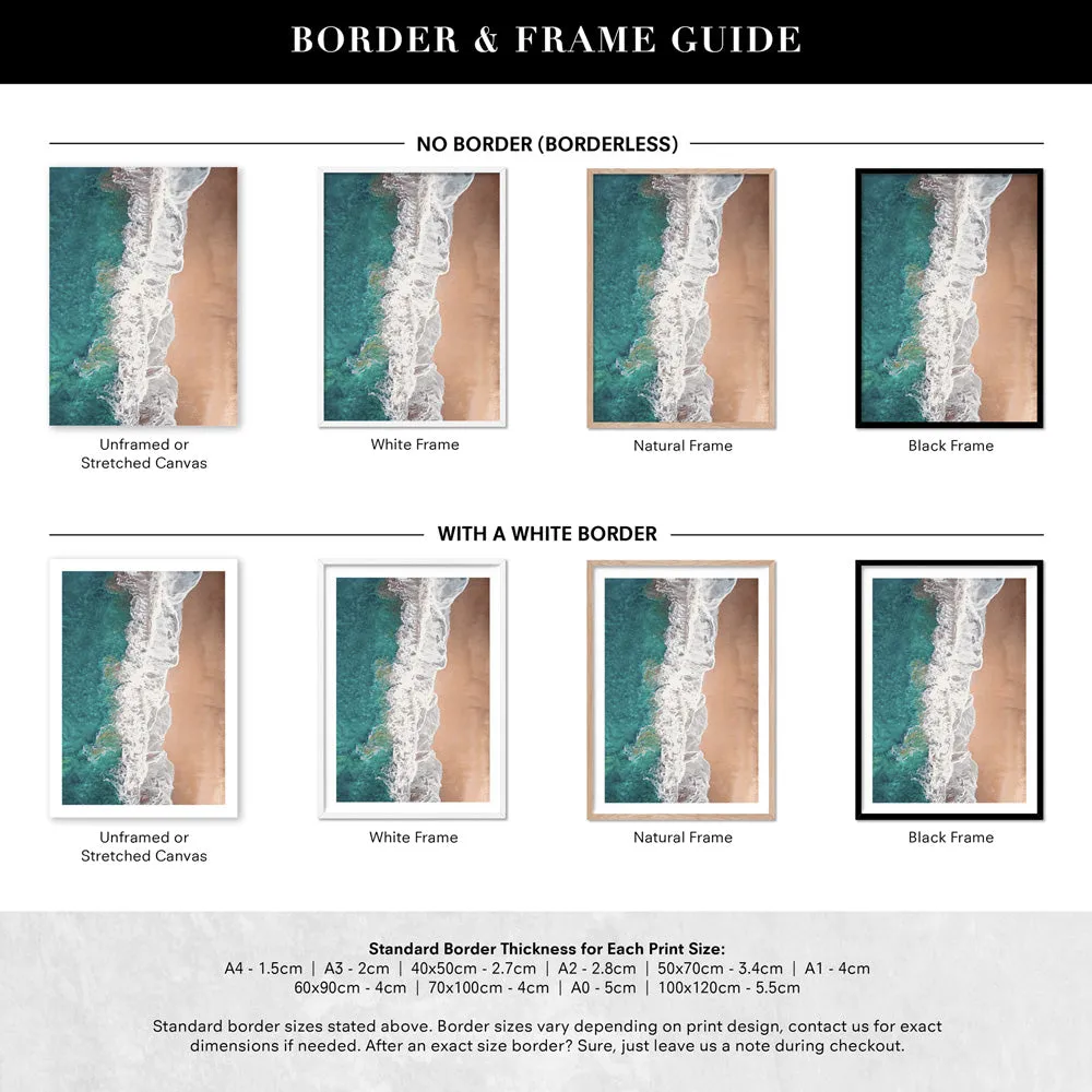 Jan Juc Beach VIC Aerial V - Art Print by Beau Micheli