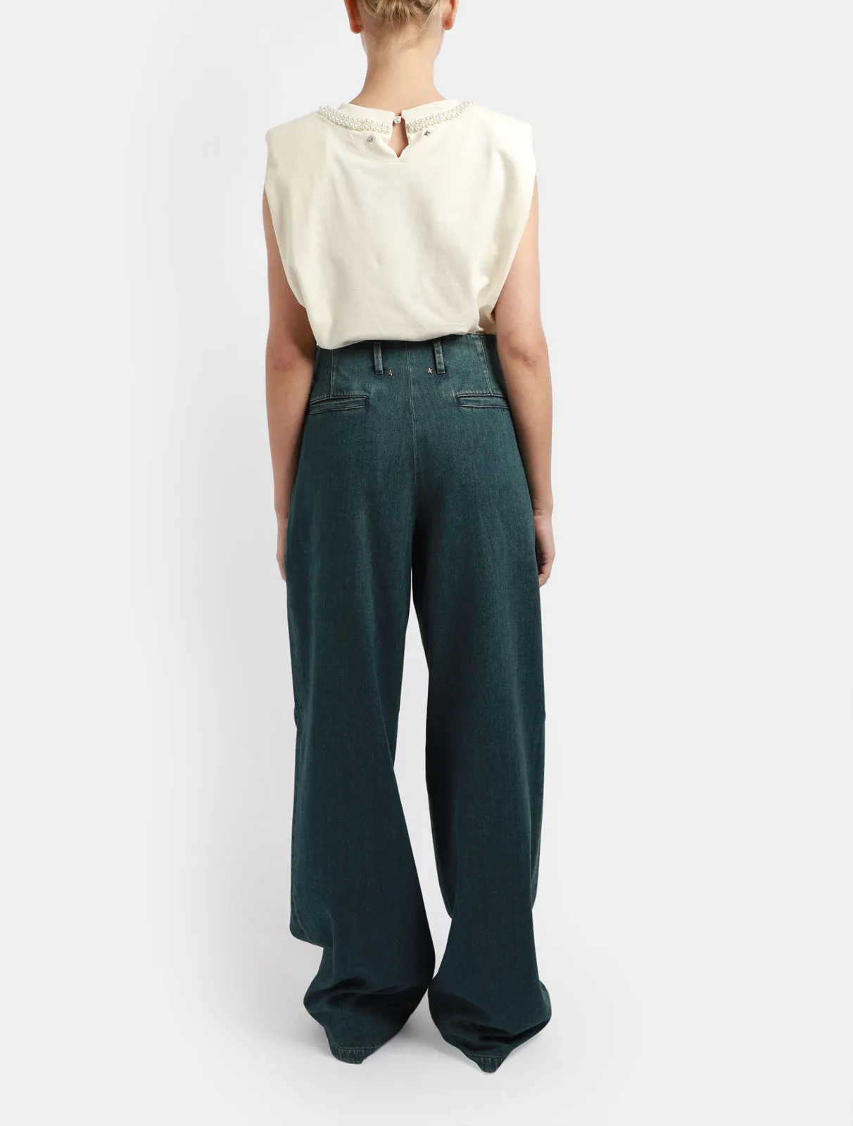 Journey Wide Leg Classic Denim Pants