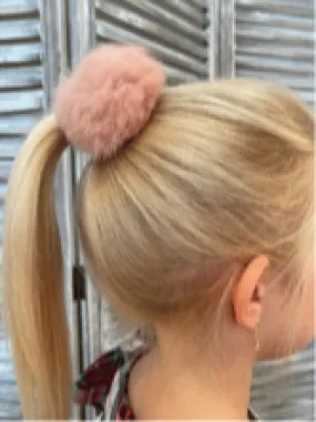 Meia Pata Hair Bobble with Fur Pom Pom