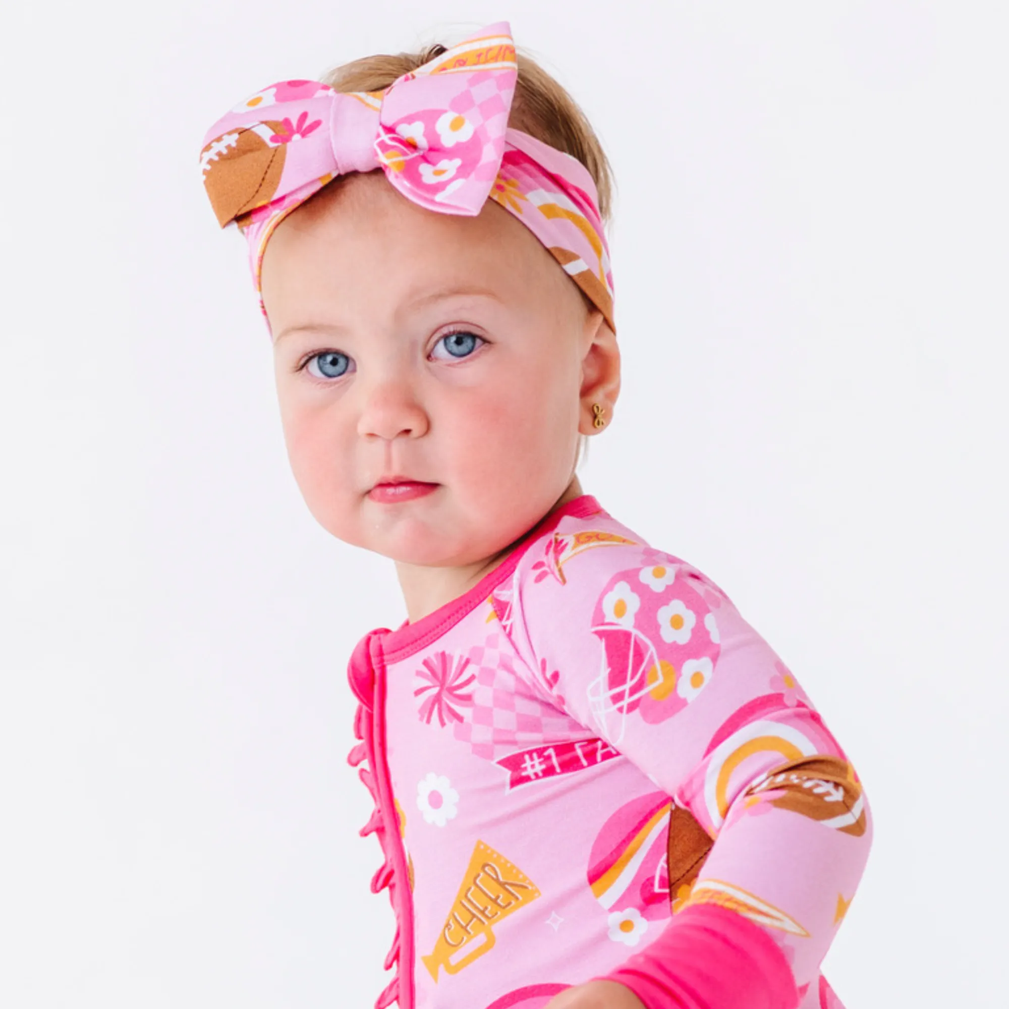 On Game Days We Wear Pink Baby Bow