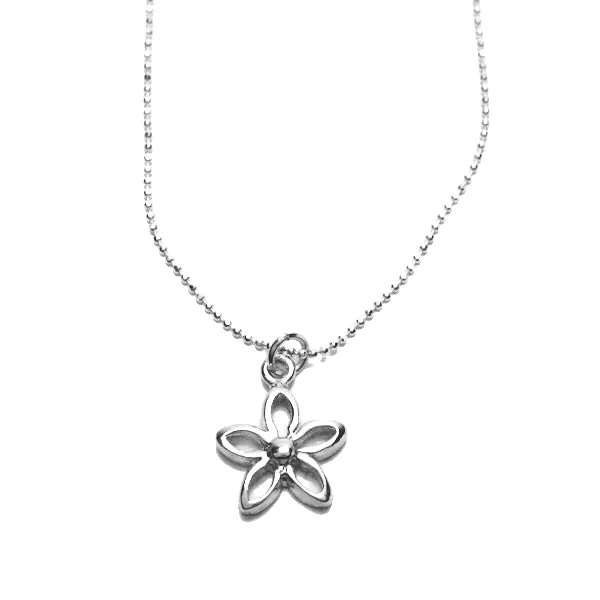 Open Flower Delicate Necklace