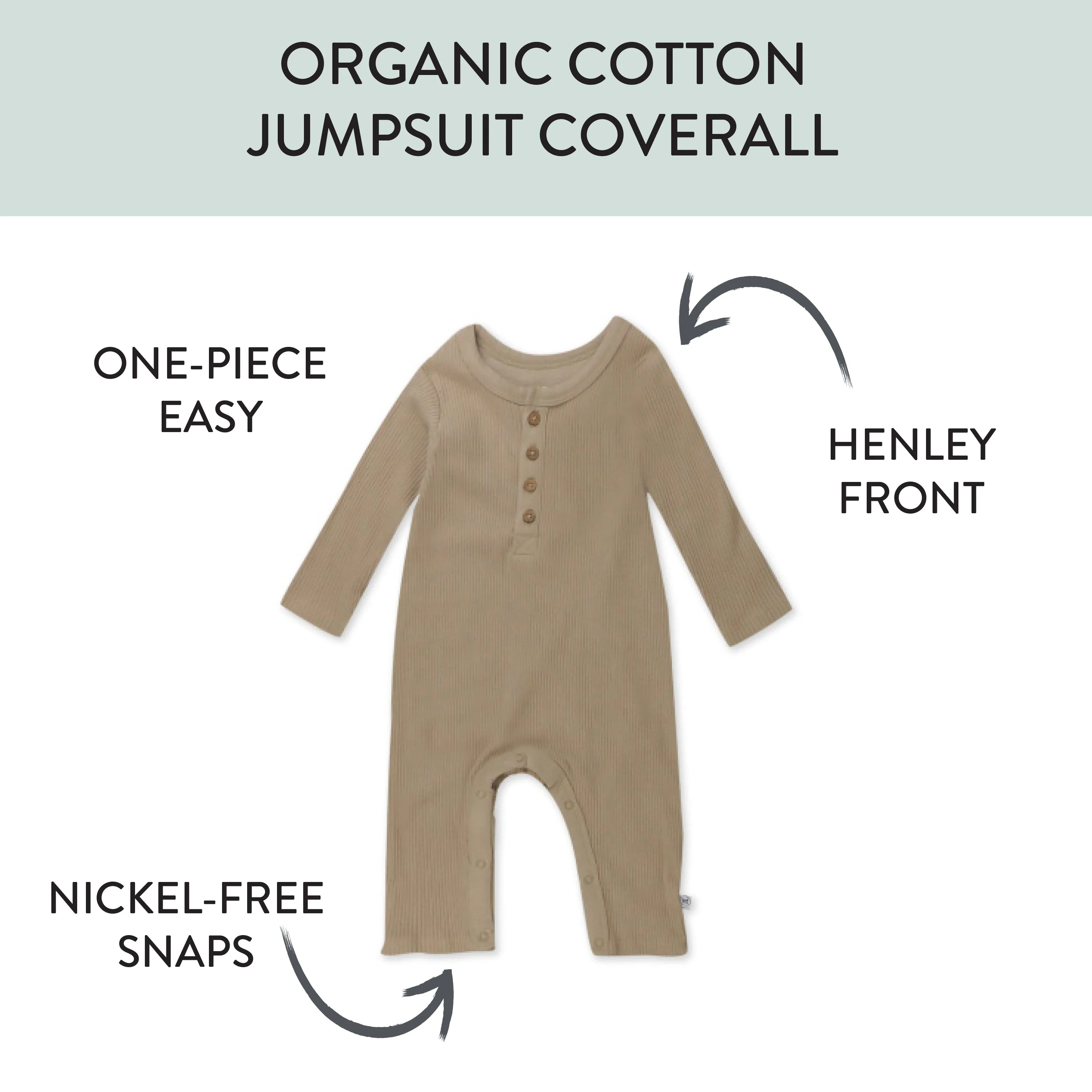 Organic Cotton Jumpsuit Romper Set