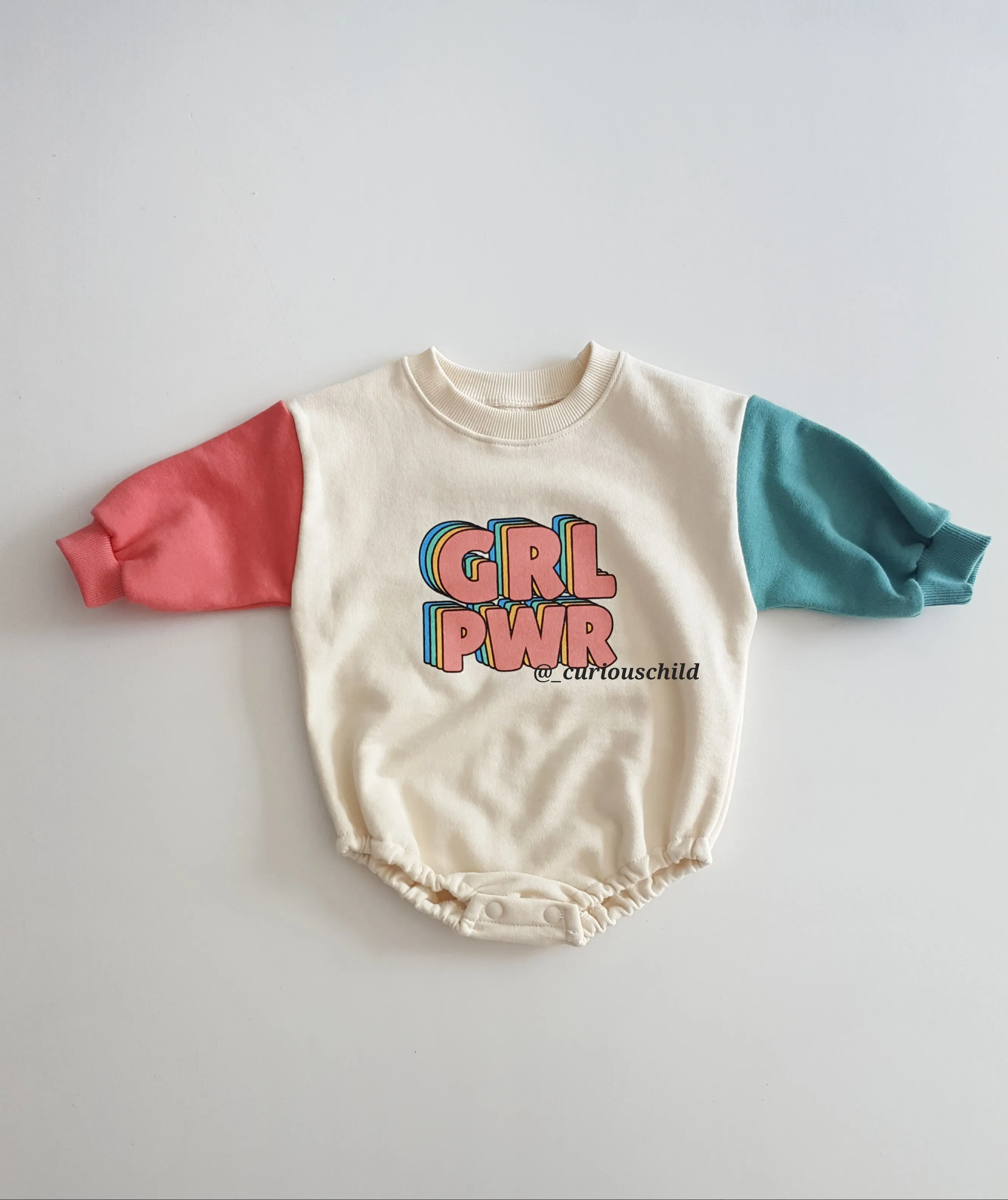 ORIGINAL GRLPWR GIRL POWER BABY ROMPER