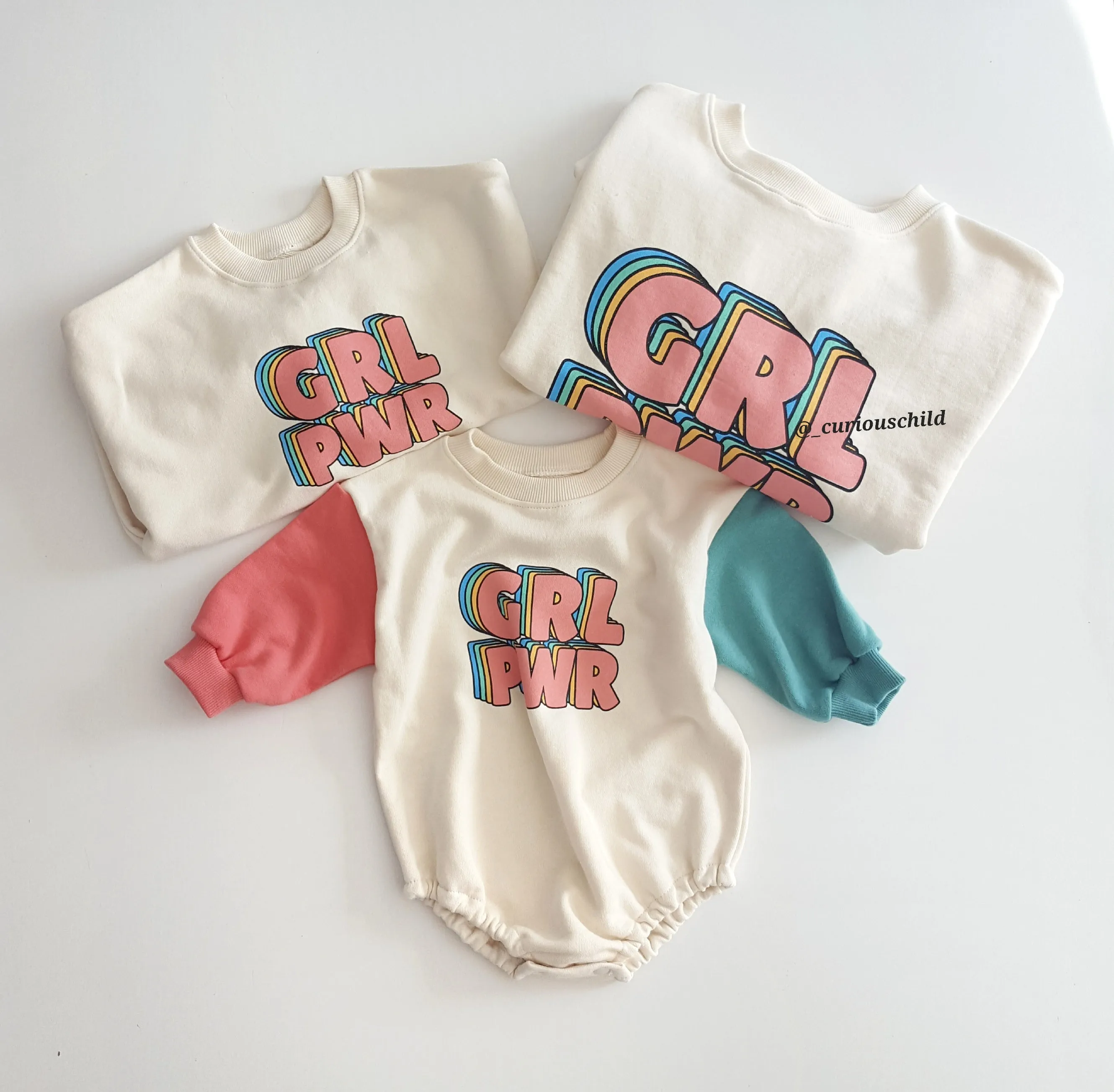 ORIGINAL GRLPWR GIRL POWER BABY ROMPER