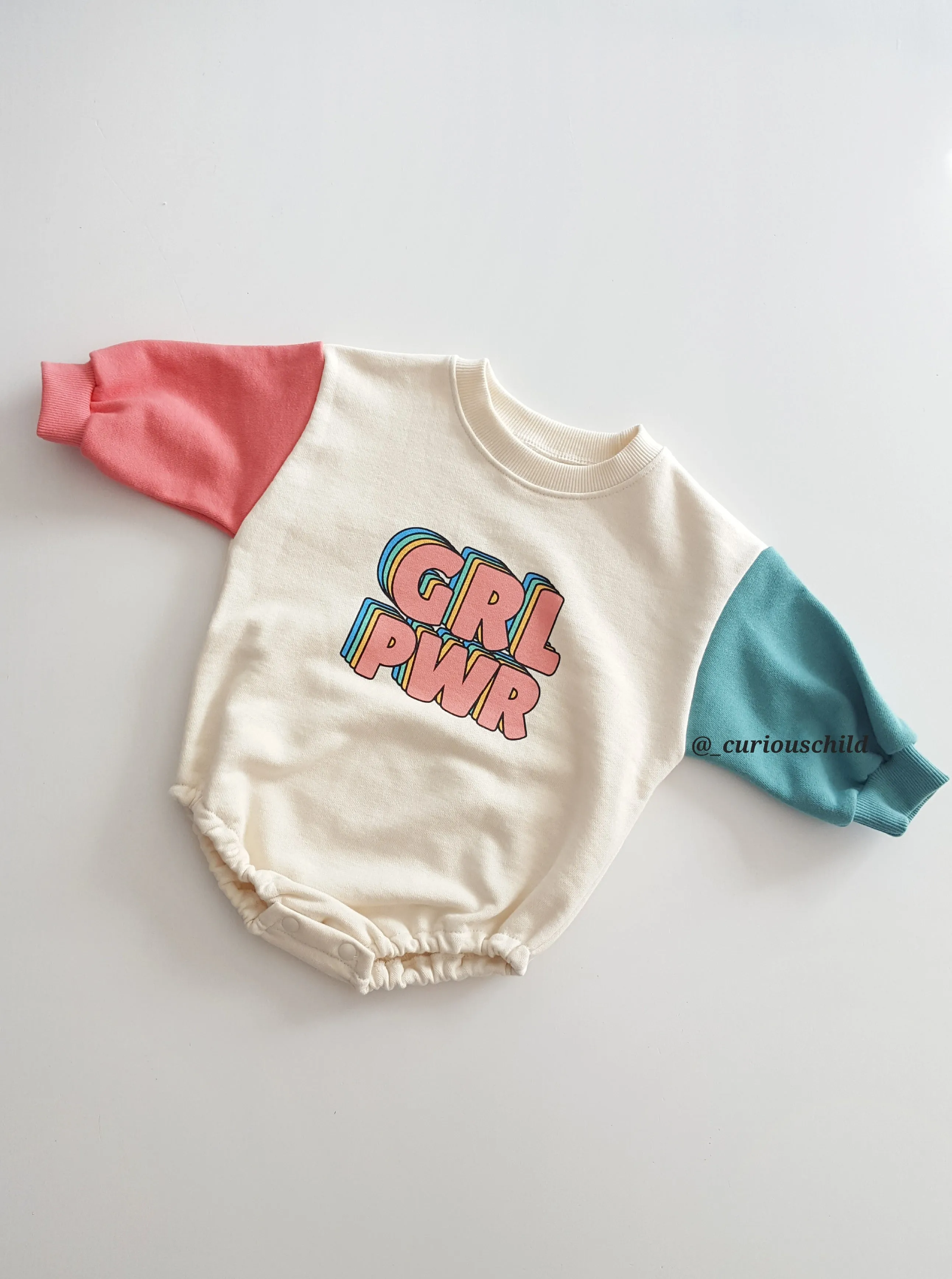 ORIGINAL GRLPWR GIRL POWER BABY ROMPER