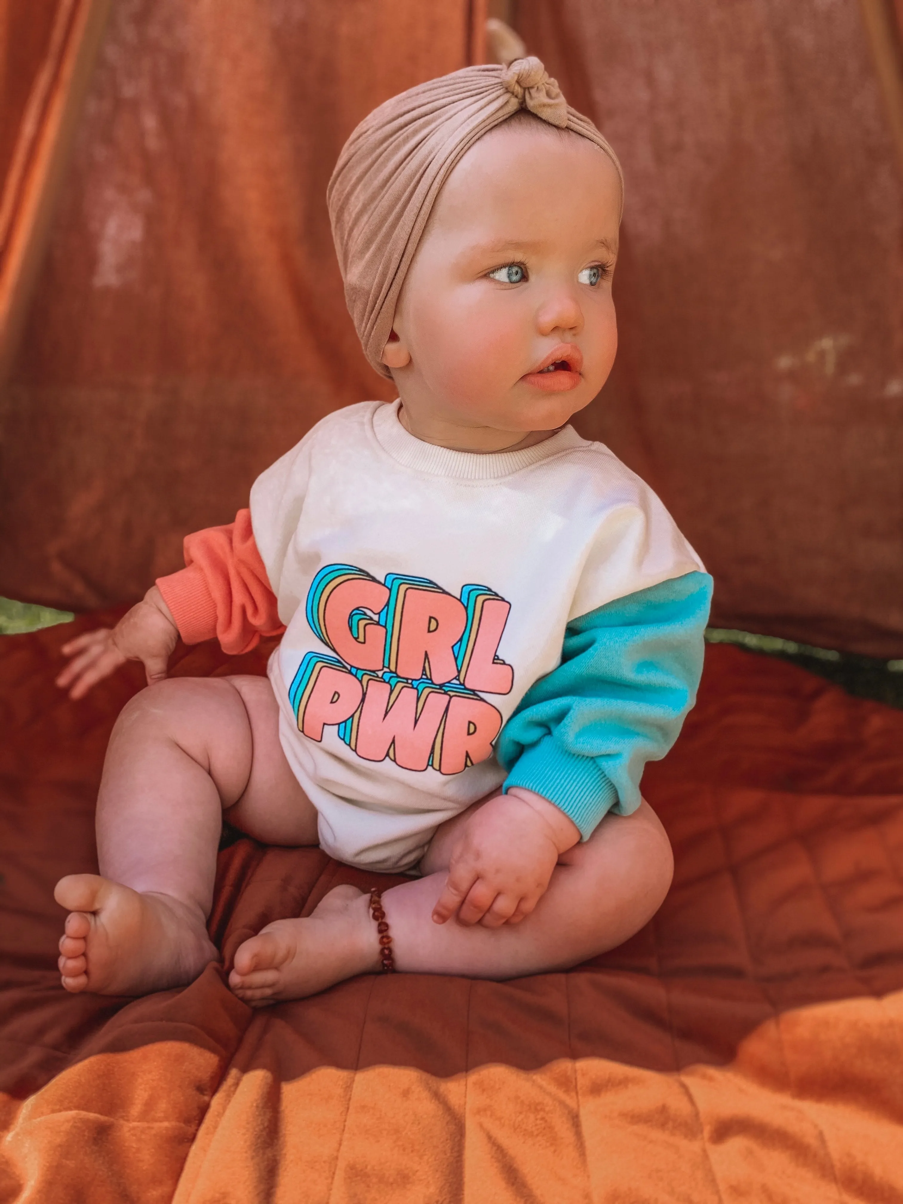 ORIGINAL GRLPWR GIRL POWER BABY ROMPER