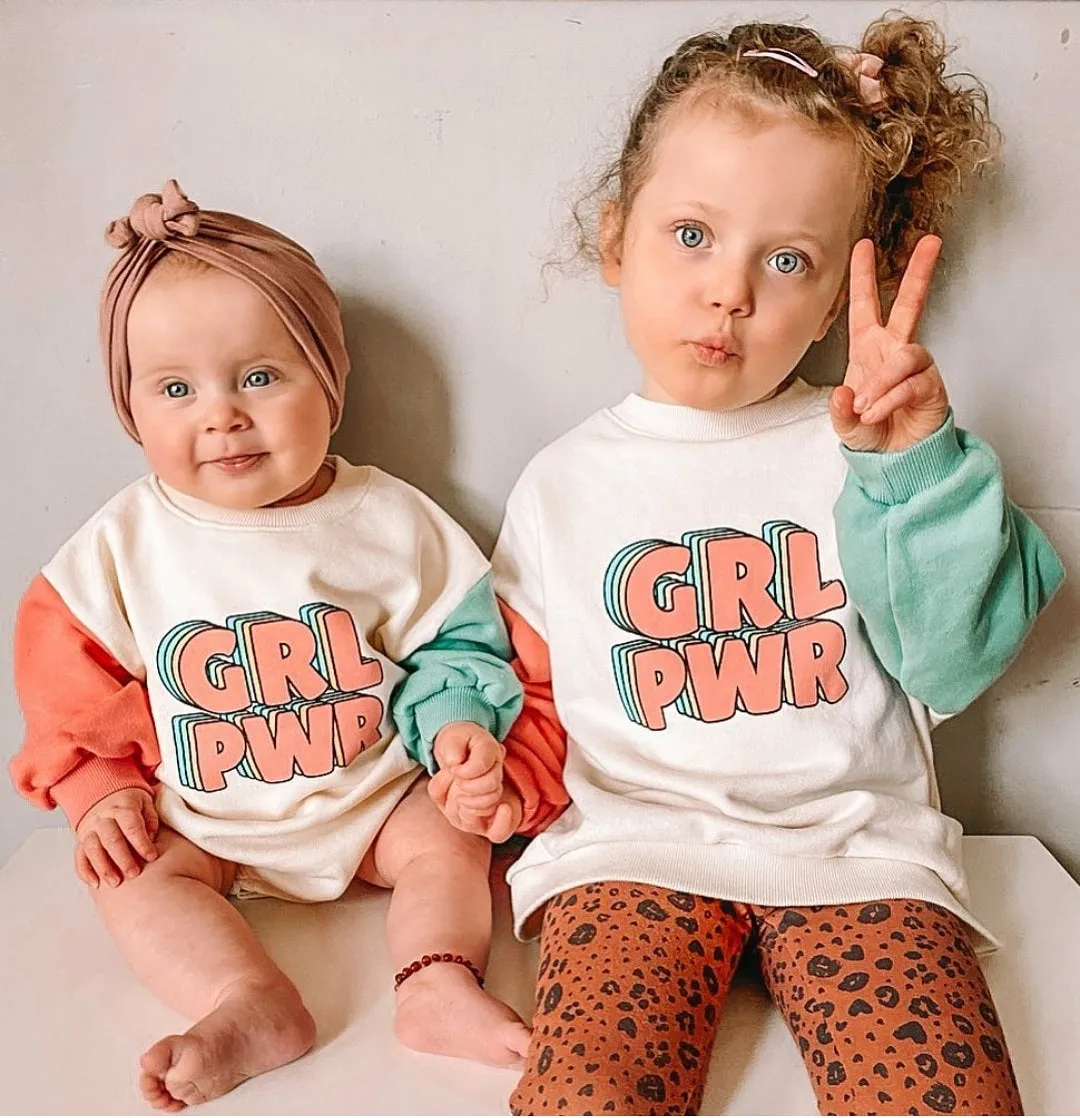 ORIGINAL GRLPWR GIRL POWER BABY ROMPER