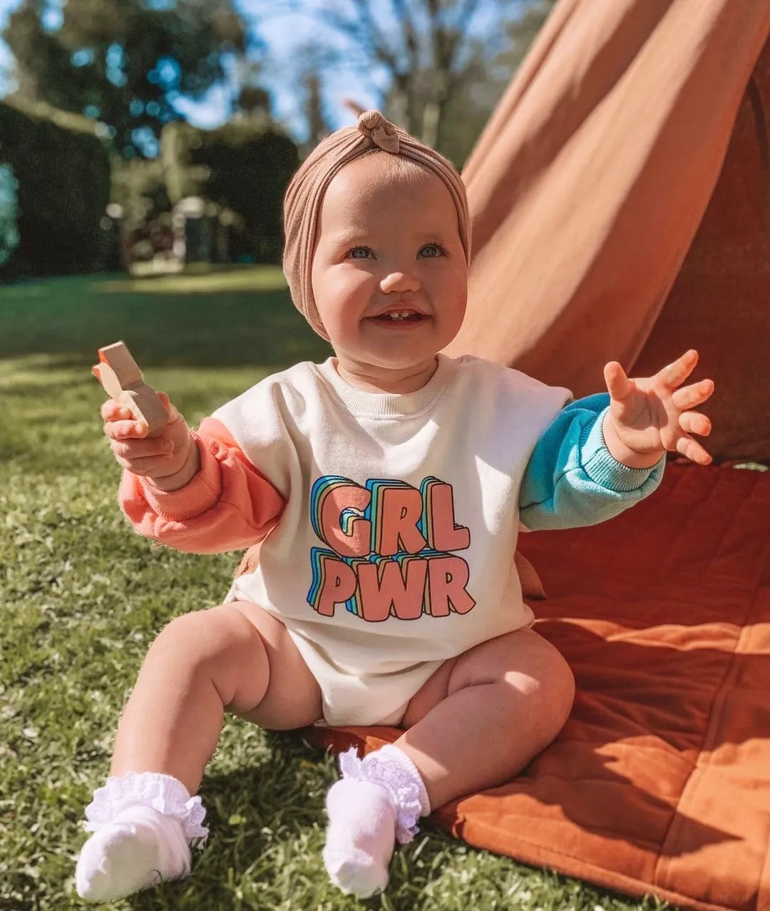 ORIGINAL GRLPWR GIRL POWER BABY ROMPER