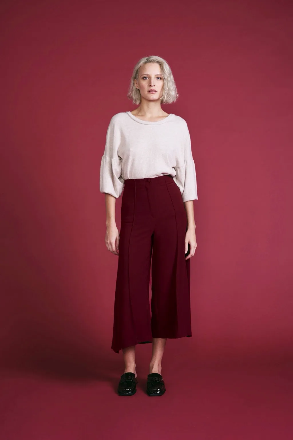 Pants largo Bordeaux