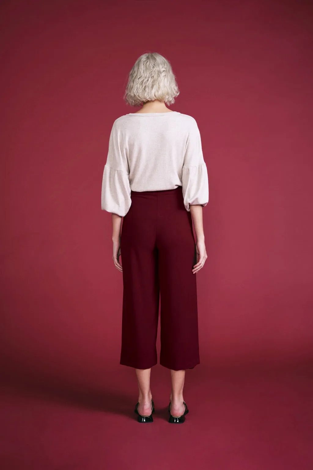 Pants largo Bordeaux