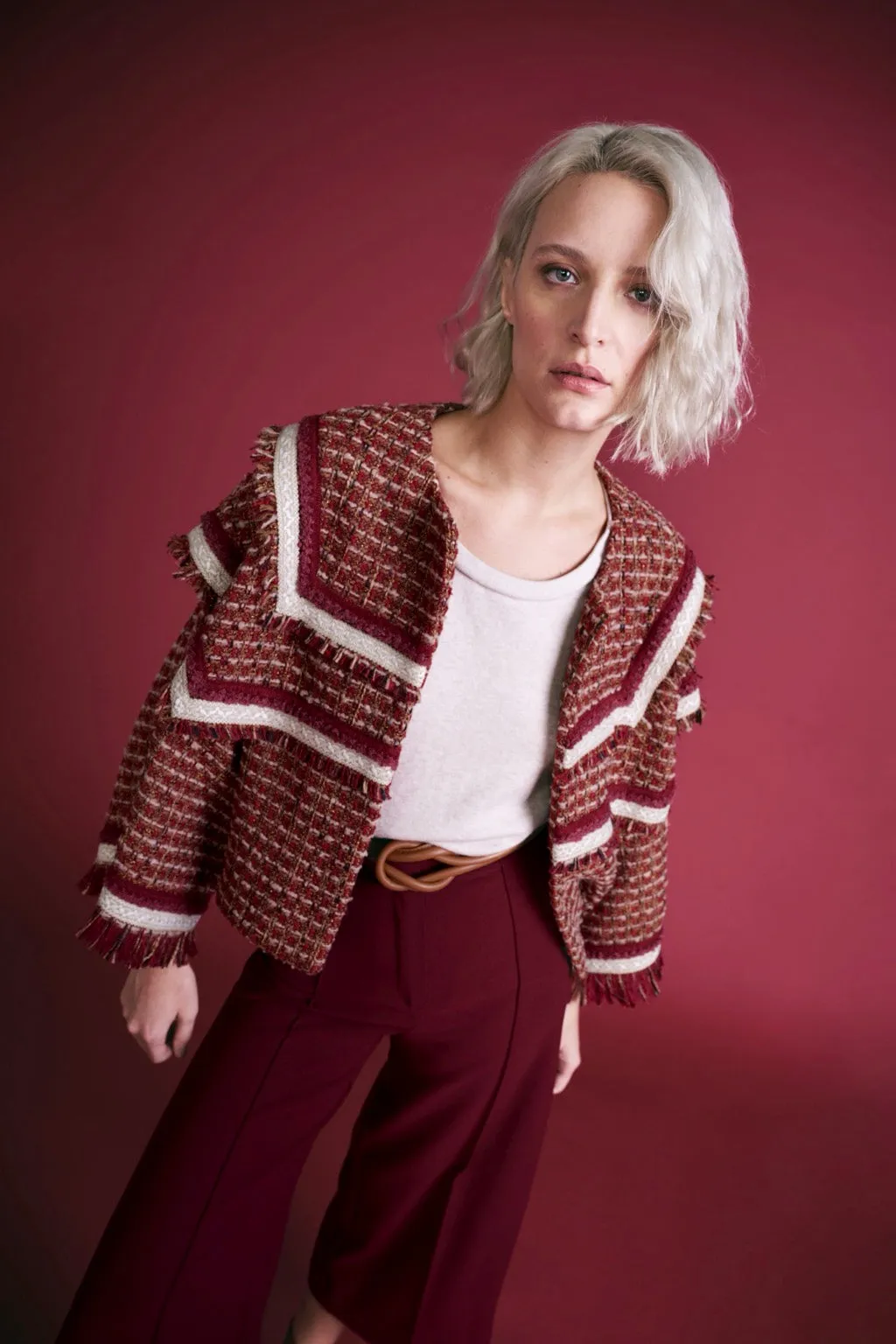 Pants largo Bordeaux