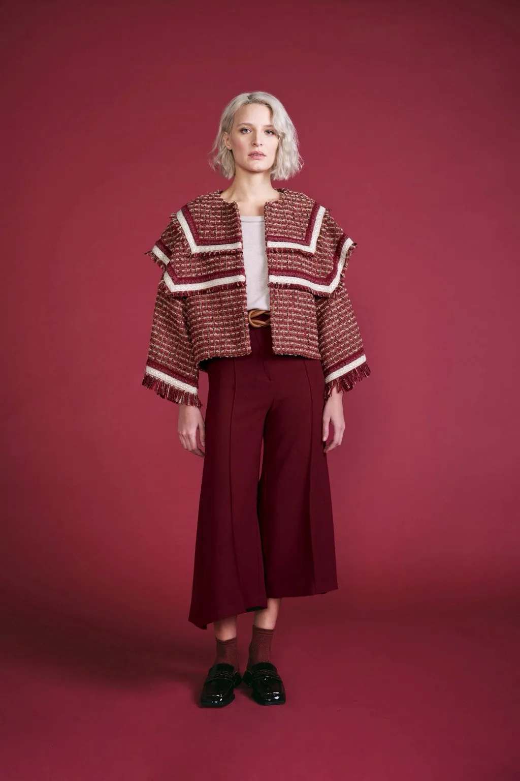 Pants largo Bordeaux