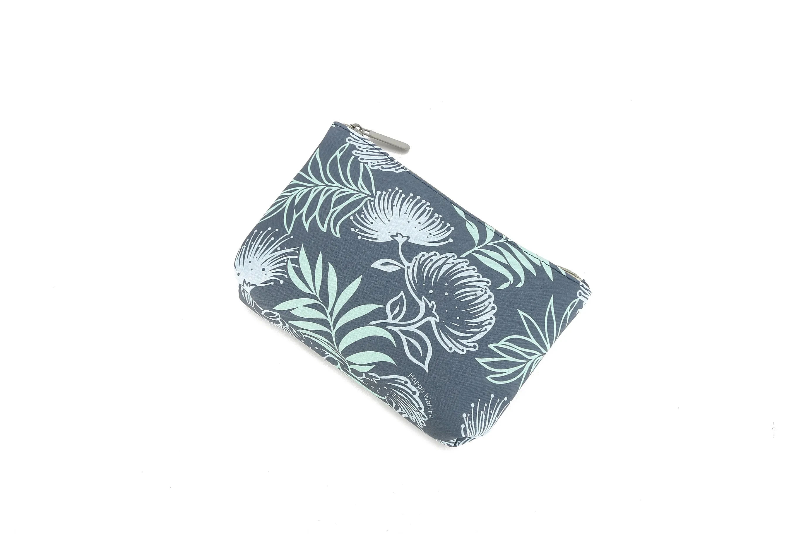 Pouch Gusset Small Lehua Grey