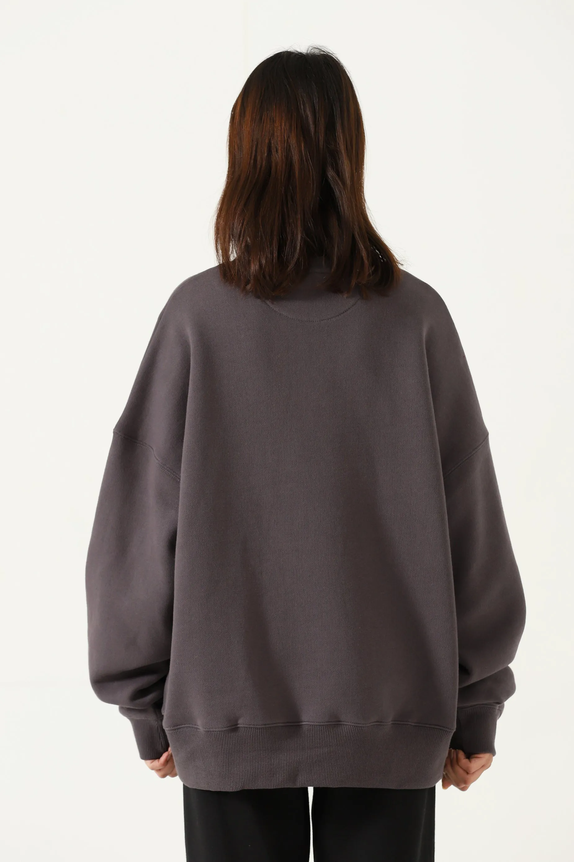 "INSAAF" ASH GREY PRINTED SWEATSHIRT