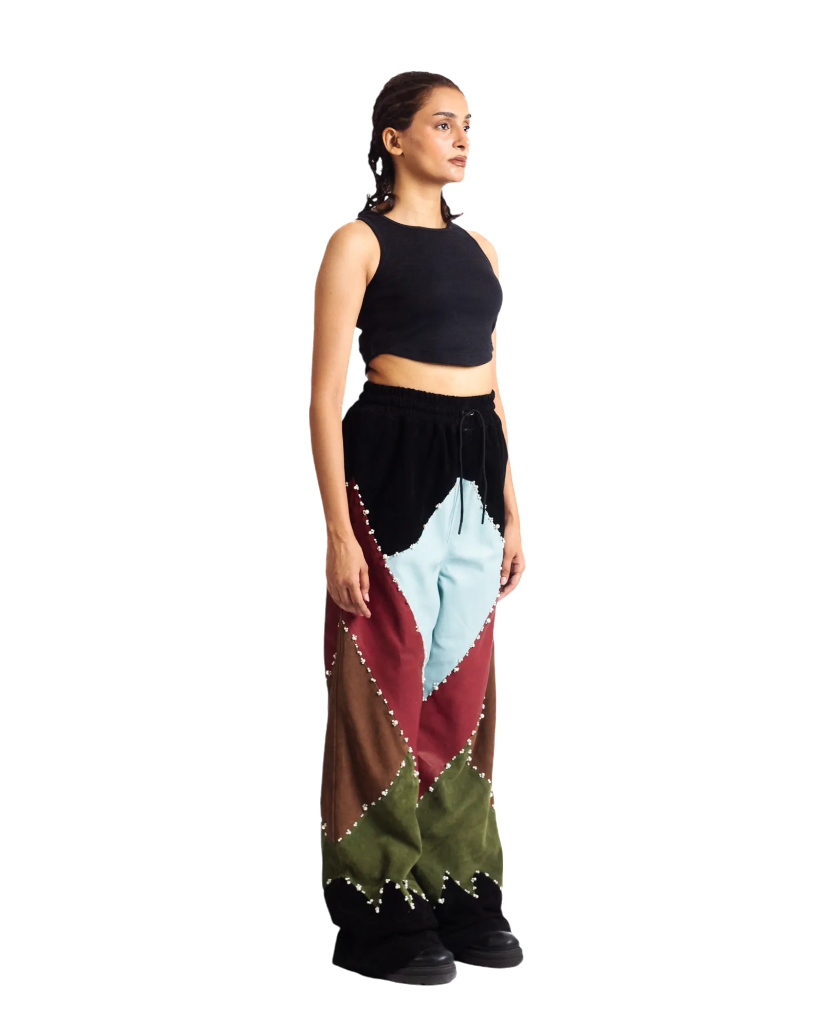 Premium Leather Trousers with OPUS Panel Design