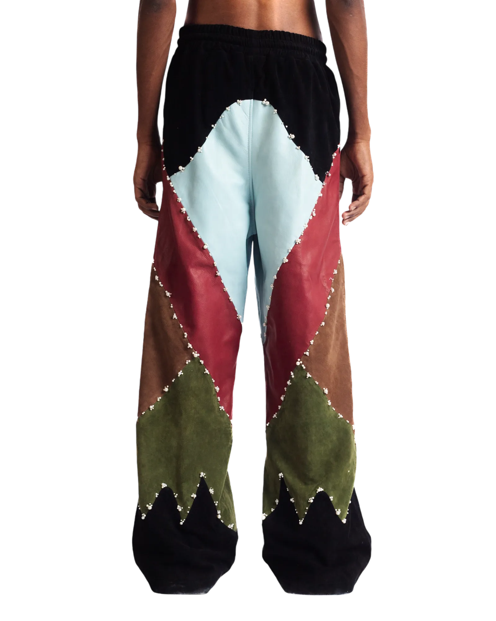 Premium Leather Trousers with OPUS Panel Design