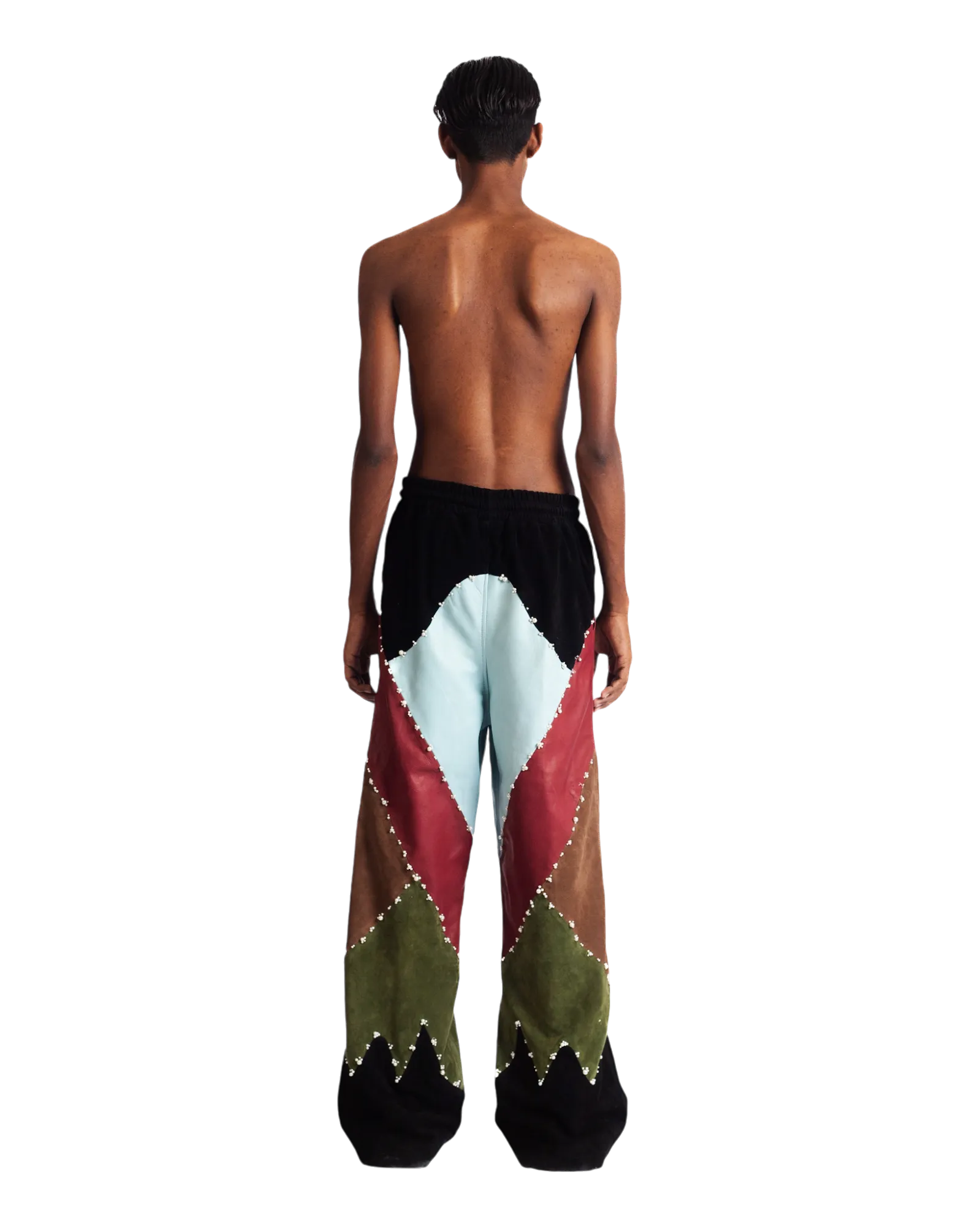 Premium Leather Trousers with OPUS Panel Design