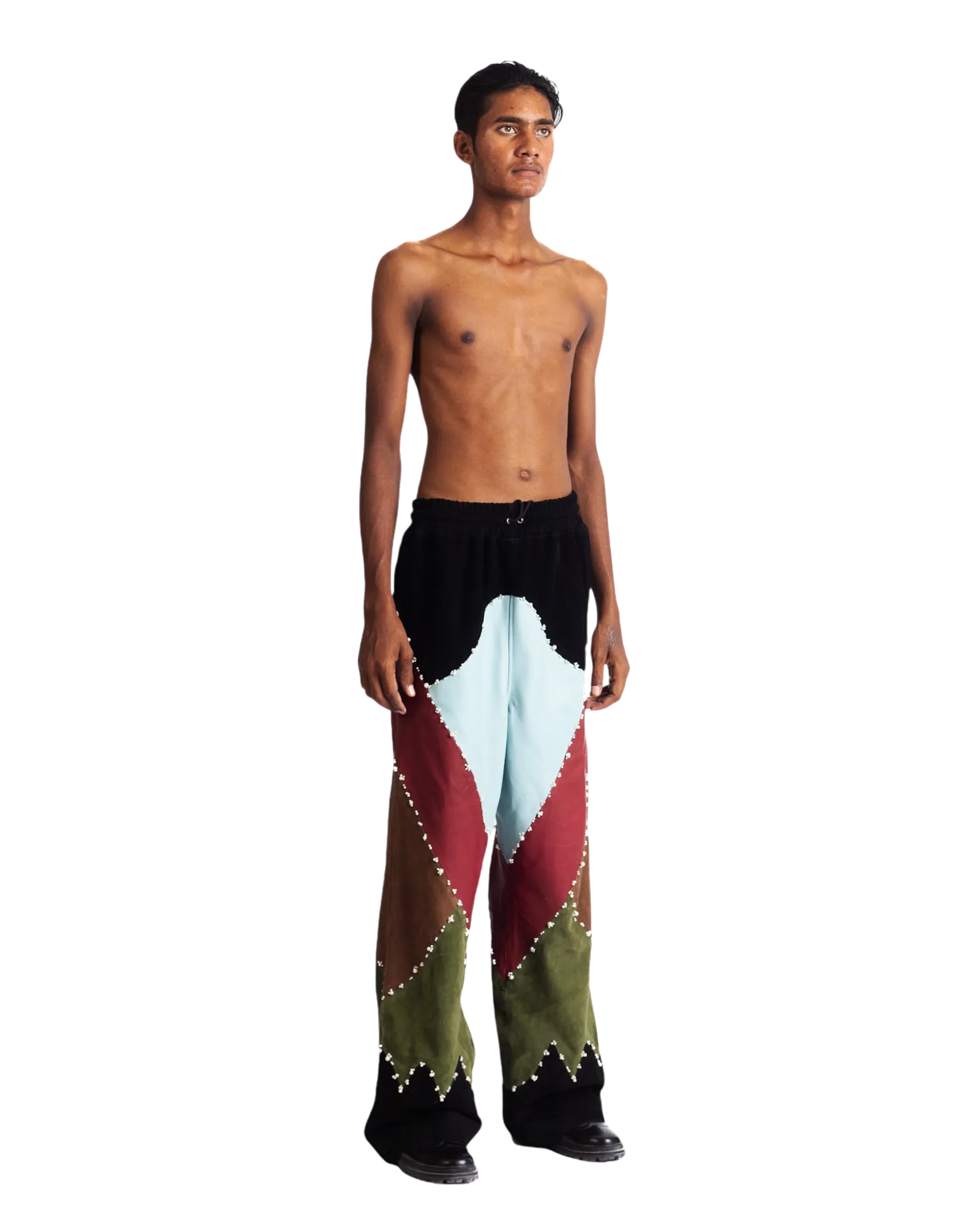 Premium Leather Trousers with OPUS Panel Design