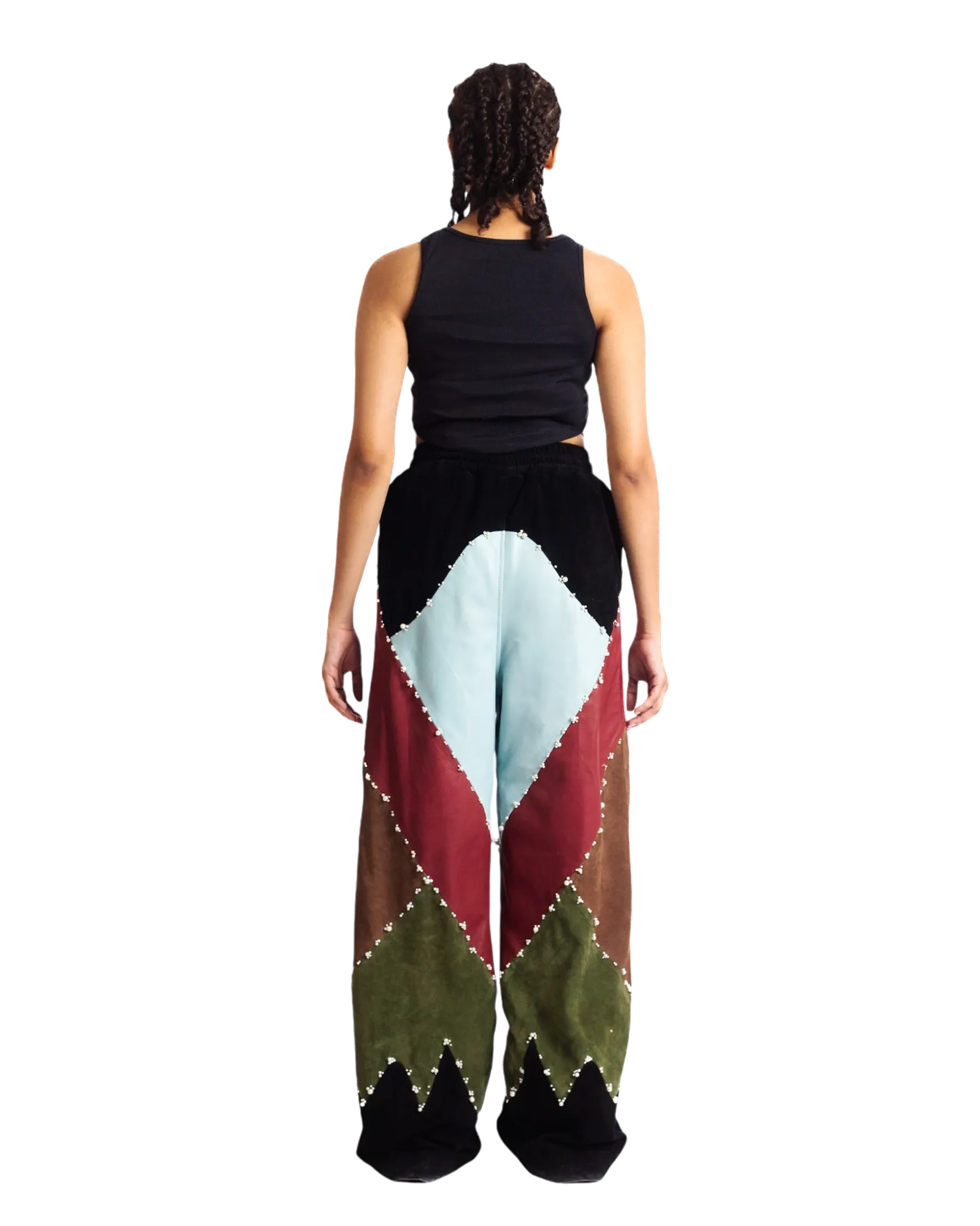 Premium Leather Trousers with OPUS Panel Design