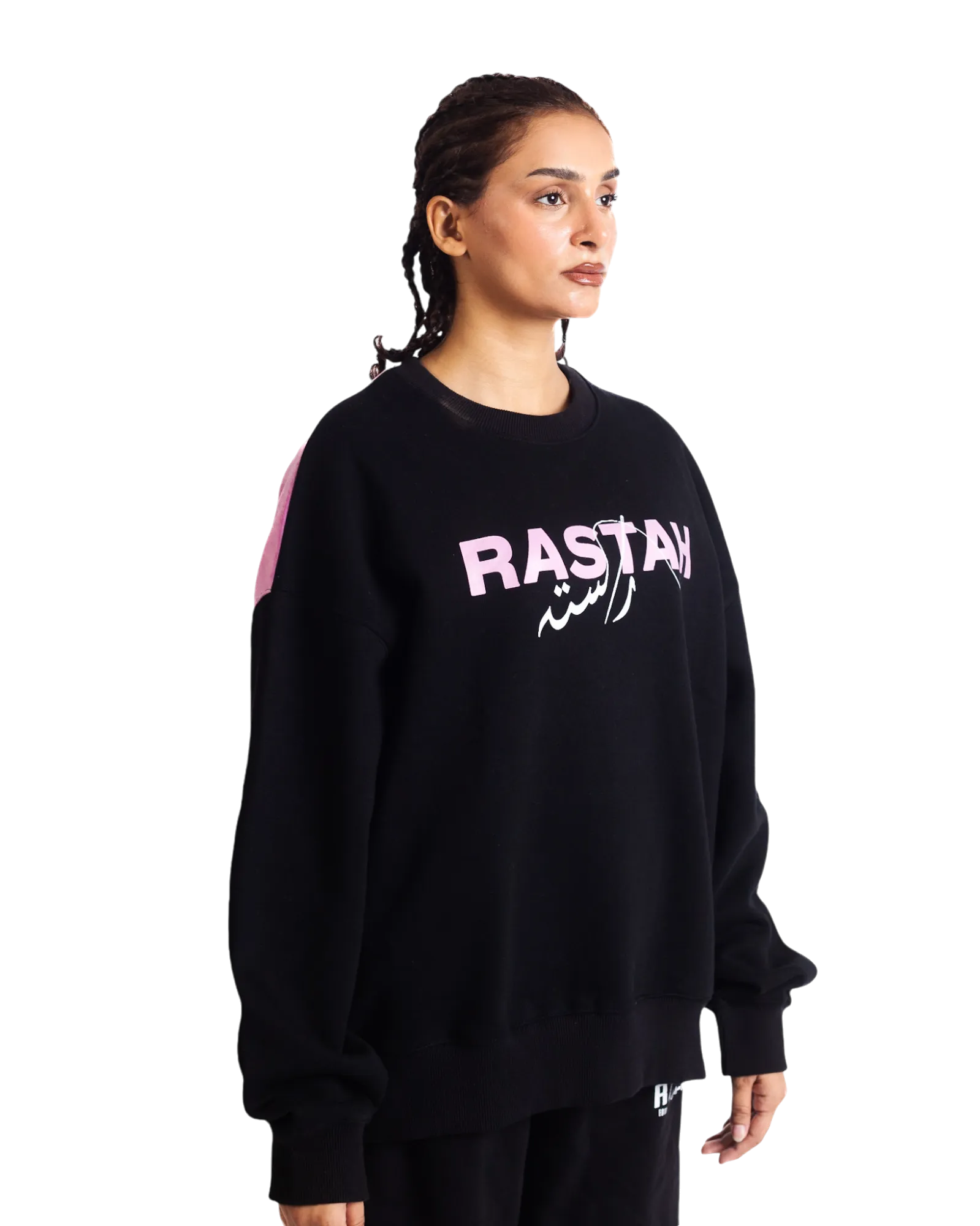 "REBECCA" BLACK SWEATSHIRT